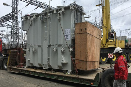 Antrak Logistics delivers 100MVA transformer for ABB