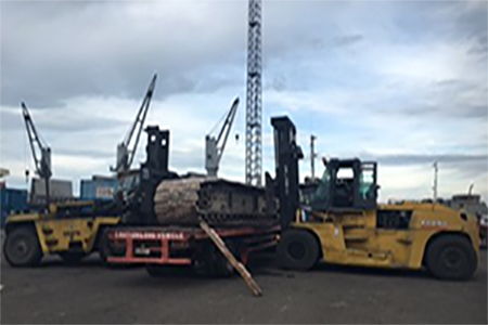 Transport of two cranes from PEDC, Iloilo to Kawit, Cavite